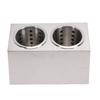 Countertop Silverware Holder Stainless Steel Countertop Utensils Organizer for Forks Spoons Chopsticks
