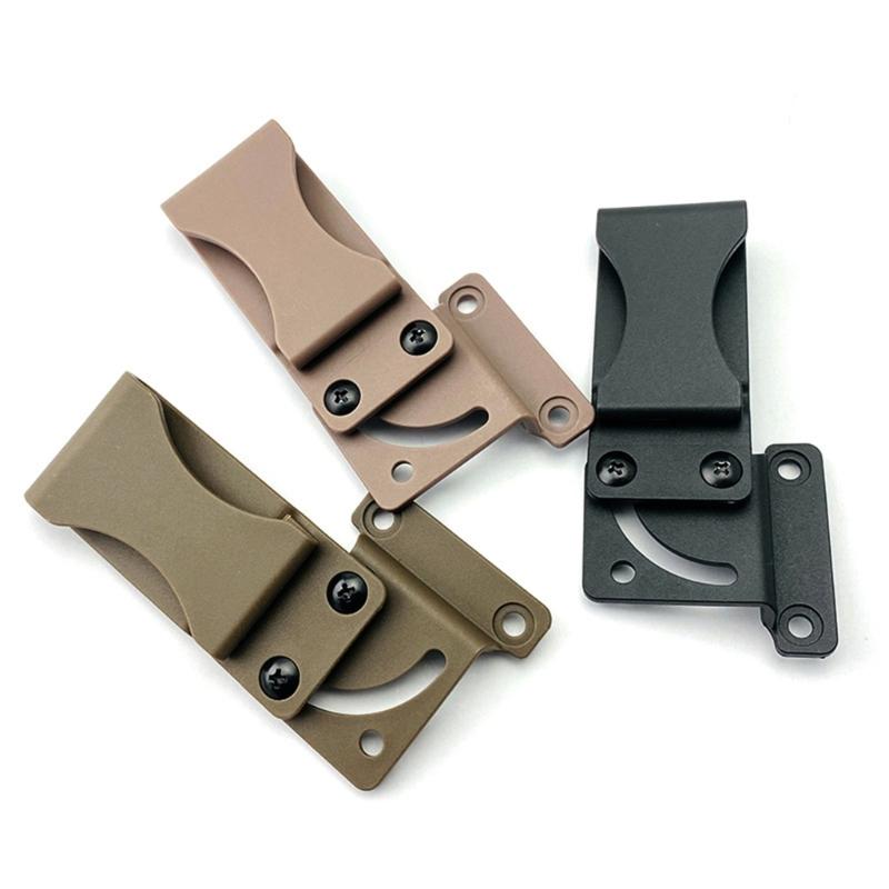 Gürtelclip für Kydex-Scheideholster K-Scheide Taillenclip Zubehör Scheide Rückenclip Gürtelclip mit Schrauben für Werkzeug