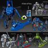 Alloy Robot Transformation Toy Multi Joint Mecha Figure For Kids Realistic Gift