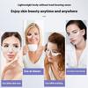 Red Light Eye Mask for Dark Circles, Portable Eye Massager with Vibration, USB Rechargeable FDA-CE, Gift for Women