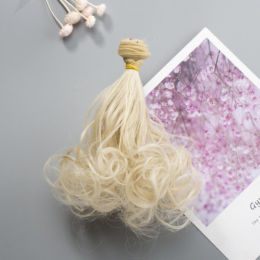 Multicolor All Dolls Hair Wigs 15*100cm Cataleya Doll Wig BJD SD Curly Hair  DIY Toys