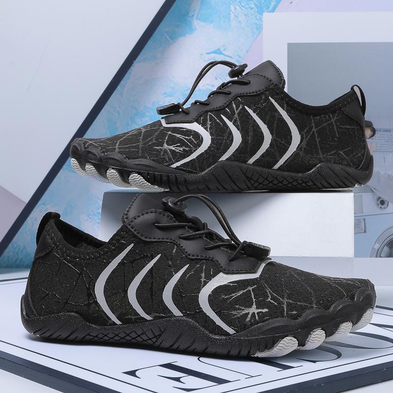 

Fashion Unisex Barefoot Shoes Water Sports Upstream Aqua Shoes Gym Sport Running Fitness Sneakers Outdoor Beach Men Women Water Shoes 35 чёрный