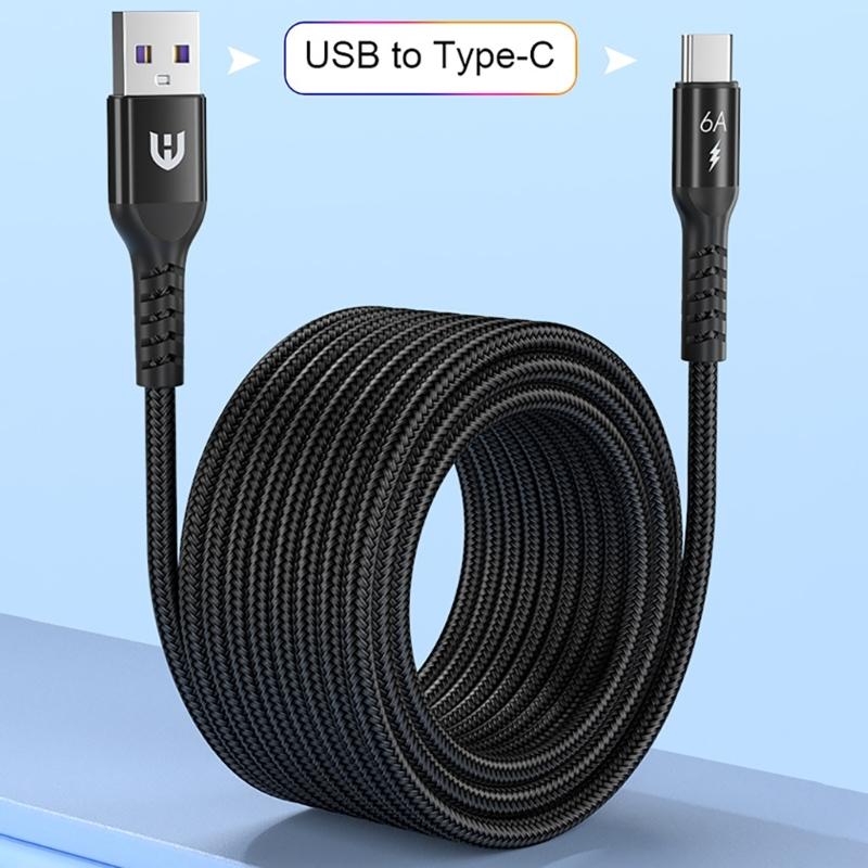USB to USB C Cable USB to Type C Cable Fast Charging Nylon Braided Data Sync Transfer Cord USB C Charging Cable