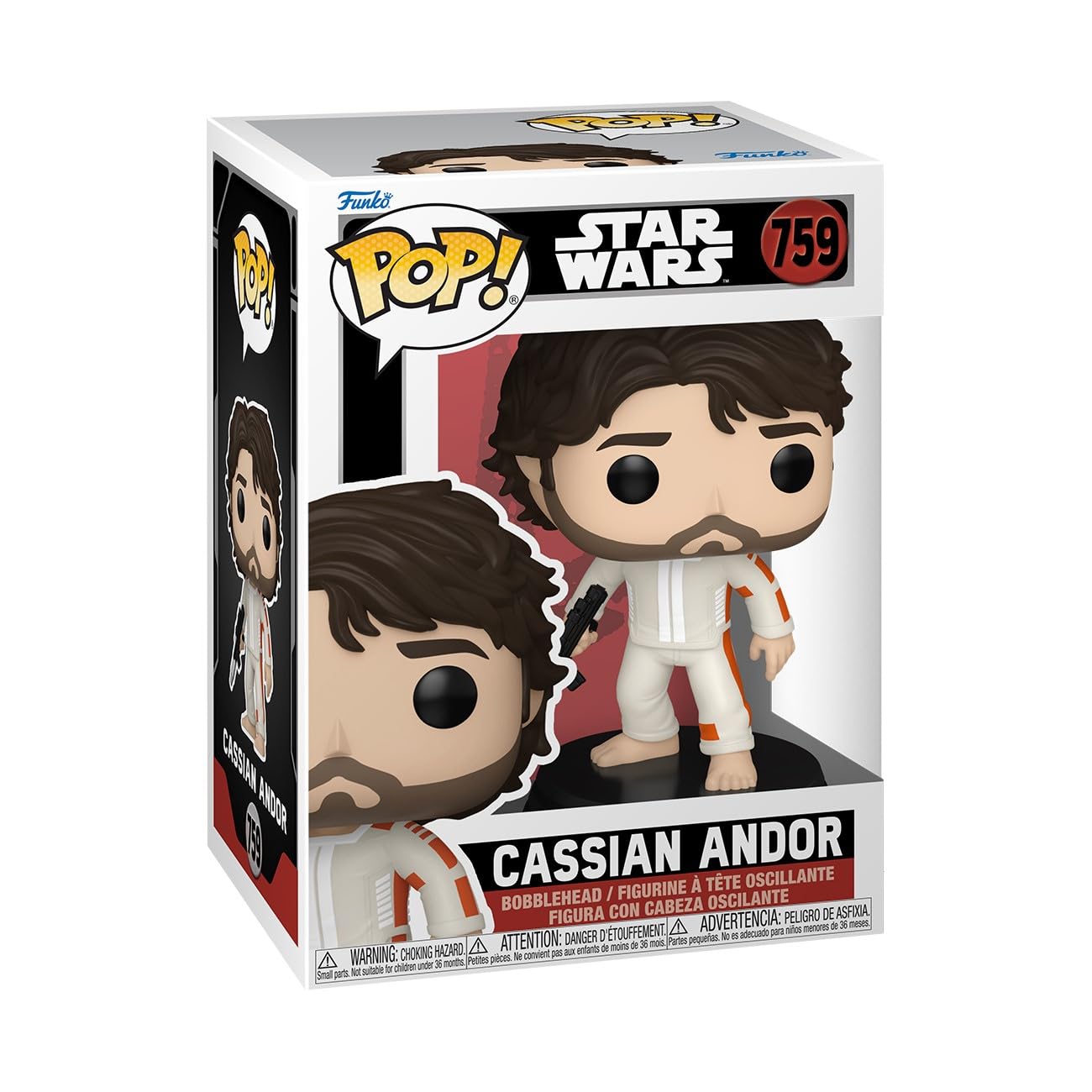 

Funko Pop Star Andor Cassian Andor Collectible Vinyl Figure Gift Idea Official Merchandise Toys for Kids Adults Fans Model Figures for Collectors and