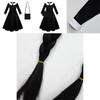 Fashionable Girls Long Sleeve Cosplay Dress With A-line Skirt 81224