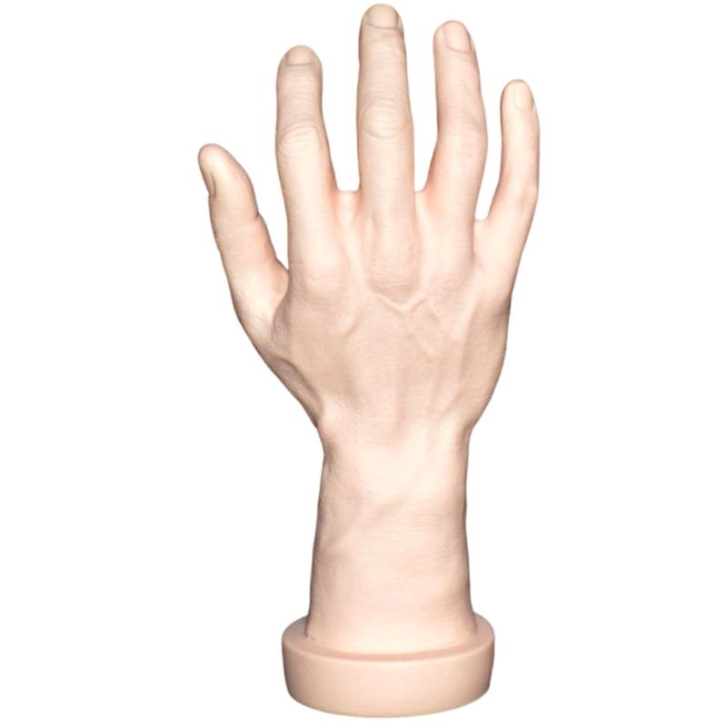 PVC-Schaufensterpuppenhand Realistisches Gefühl Tragbares Display-Werkzeug Flexible Textur für Handschuhe Armbänder Einzelhandelsgeschäft Zubehör