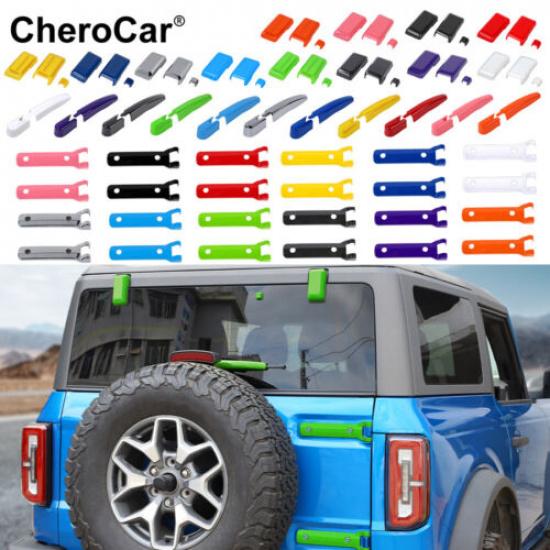 Heckscheibenwischerarm Glas Heckklappenscharnier Abdeckung Zierleisten-Kit Für + Ford Bronco
