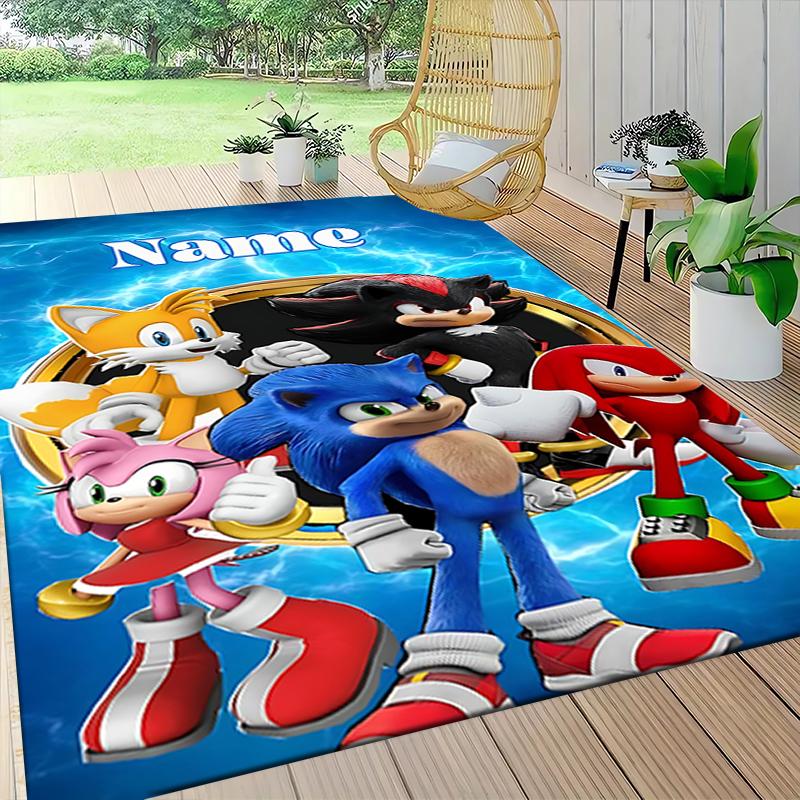 Custom Name "Shadow Warrior Emblem" Carpet Rug Customizable Soft Washable Anti-Slip Home Living Room Sofa Mats Personalized Rug. 0909155