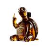 Decantor Sticlă Whiskey Deget Mijlociu Amuzant Rățușcă Broască Câine 10Oz Sticlă Statuie Sticlă Whiskey Vin Decorațiune Pentru Bar Birou Casă