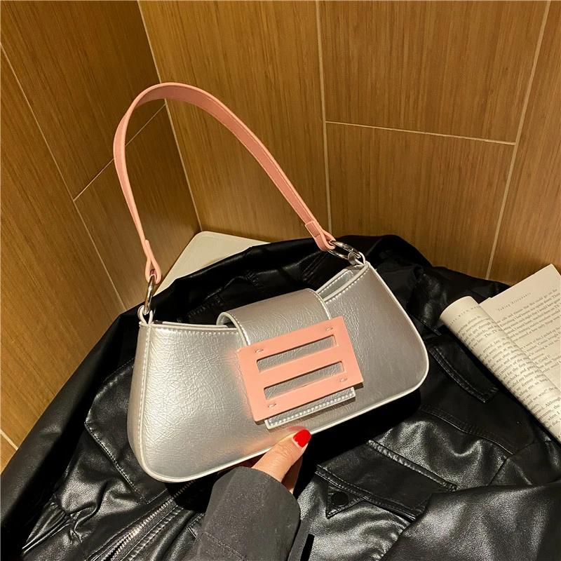 

Кожаная внутренняя молния PU сумки для женщин с клапаном карман прочная сумка через плечо модная