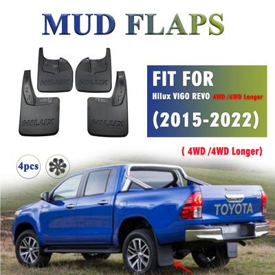 2015 2016 2017 2018    FOR Toyota Hilux VIGO Vero 4WD Mud Flap Guards Splash Mudflaps Fender Mudguard Car Accessories