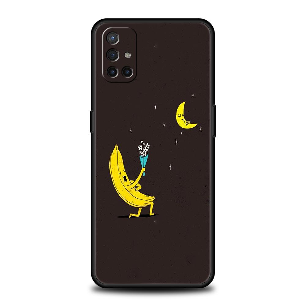 Funny Bite Apple Banana Phone Case For Oneplus 13R 13 12R 11 10T 10R Nord N100 N200 N10 10 9 9R 9RT CE 3 2 Z Pro Soft TPU Cover