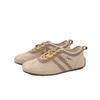 Cowhide Version~ Retro Inner Height Increase 4cm German Training Shoes Women's 2025 Autumn New Early Autumn New Casual Sports Forrest Gump Shoes