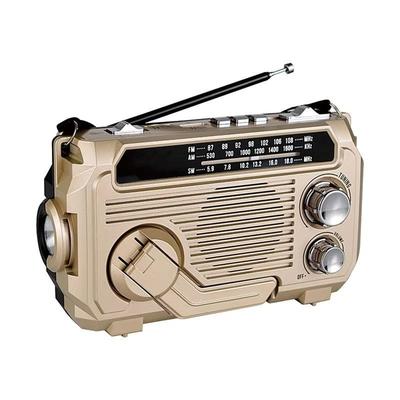 FM AM SW Radio Solarladung Notfallradios Empfänger Handkurbel Bluetooth 5.2 Unterstützt TF USB Zufällige Farben