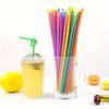 200pcs Colorful Bendy Straws Extra Long 33cm Disposable Plastic Drinking Straws for Parties, Birthday, Wedding, Drinks Decor JXB