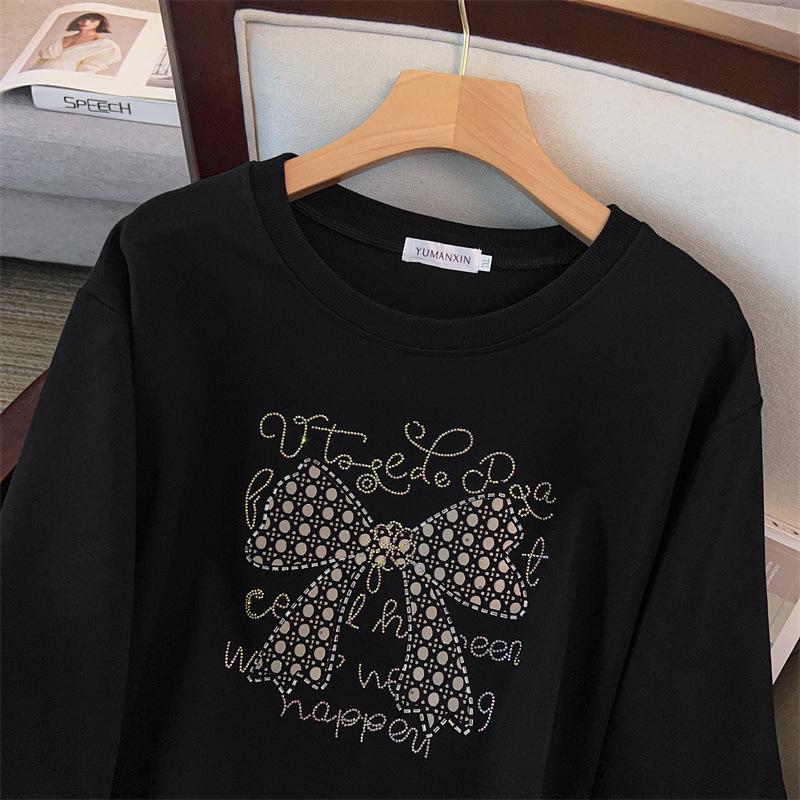 Plus Size Loose Autumn Hoodie, Bust Sizes 200/300 Jin (150/160-1107)