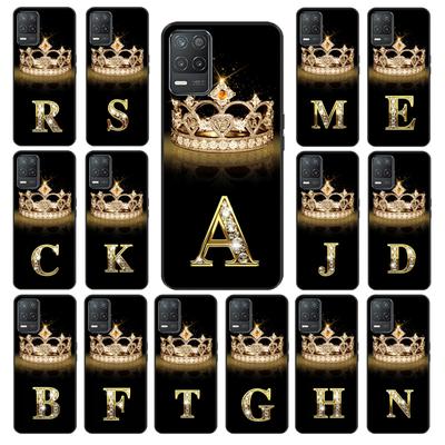 Pouzdro na telefon Diamond Crown Letter pro OPPO Realme GT 2 Pro X2 Pro XT C25S 8 7 6 Pro 6i GT Master C3 C21 C21Y C11 X3 SuperZoom