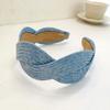 Women Headband Wide Brim Hair Band Fashion Fashion Solid Headdress Hairpin Color Straw