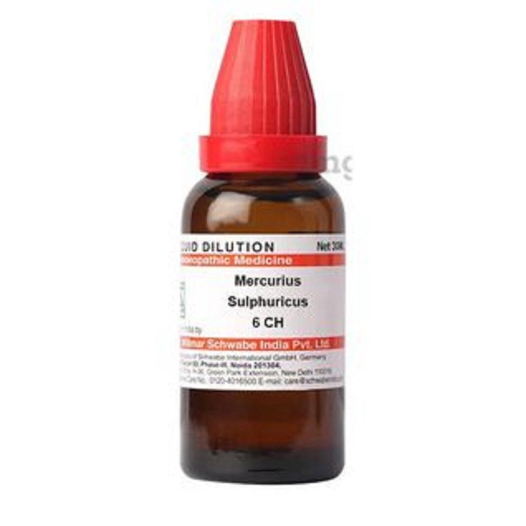 @ DR Willmar Mercurius Sulphuricus 6CH Homeopathic Medicine 30ML Y307 UKR261_60%OFF