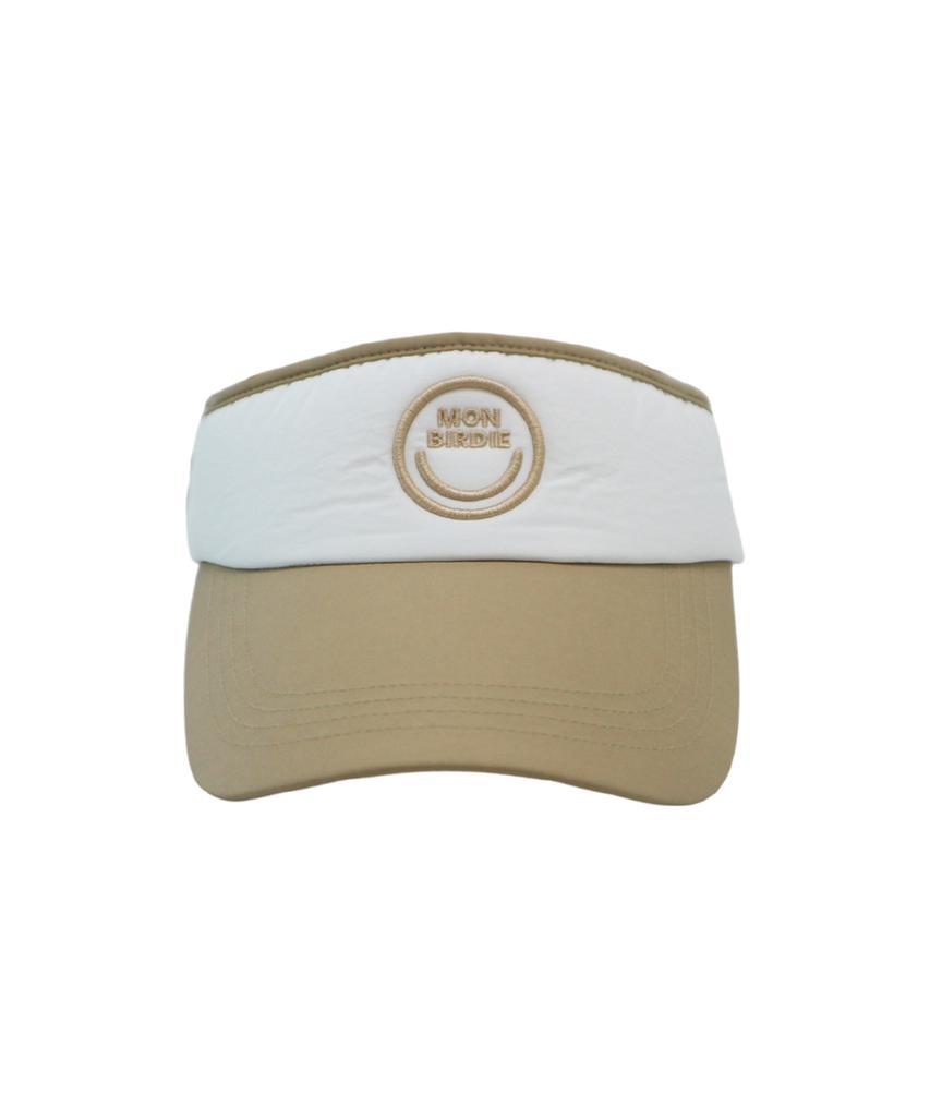 MONBIRDIE GOLF Smile Sun Visor Beige