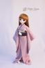 [Petite Marie] 13 MDD DDP Compatible Formal Kimono 9-Piece Set (Uchikake, Kimono, Undergarment, Obi, Obiage, Obijime, 2 Koshihimo, Fur Trim, Tabi)