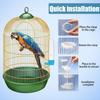 Automatic Bird Baths For Parrots Budgies Parakeets Cockatiels Bird Cage Baths Hanging Water Bottle With 120 Ml Capacity