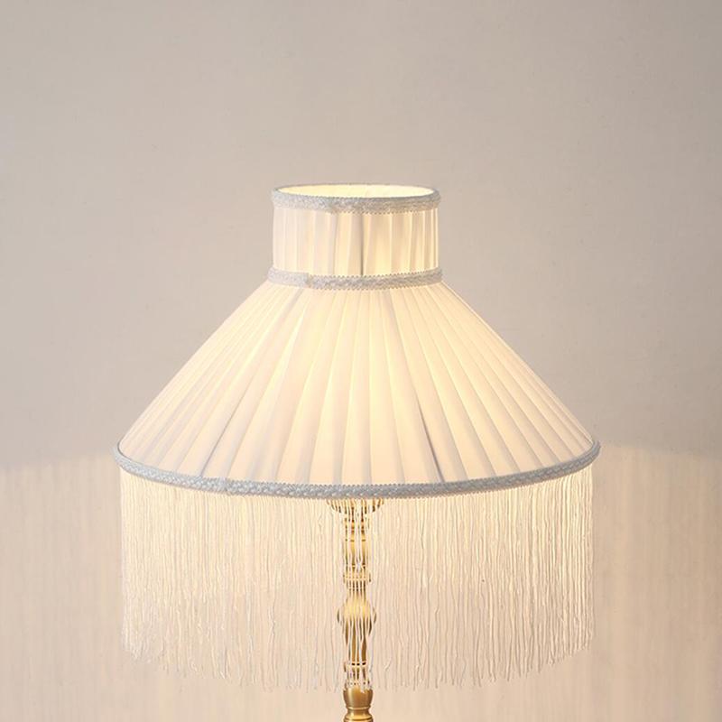Modern Minimalist Fabric Tassel Lamp Cover Dining Living Room Bedroom Table Lamp Shade Chandelier Floor Lamp Wall Lampshade E27