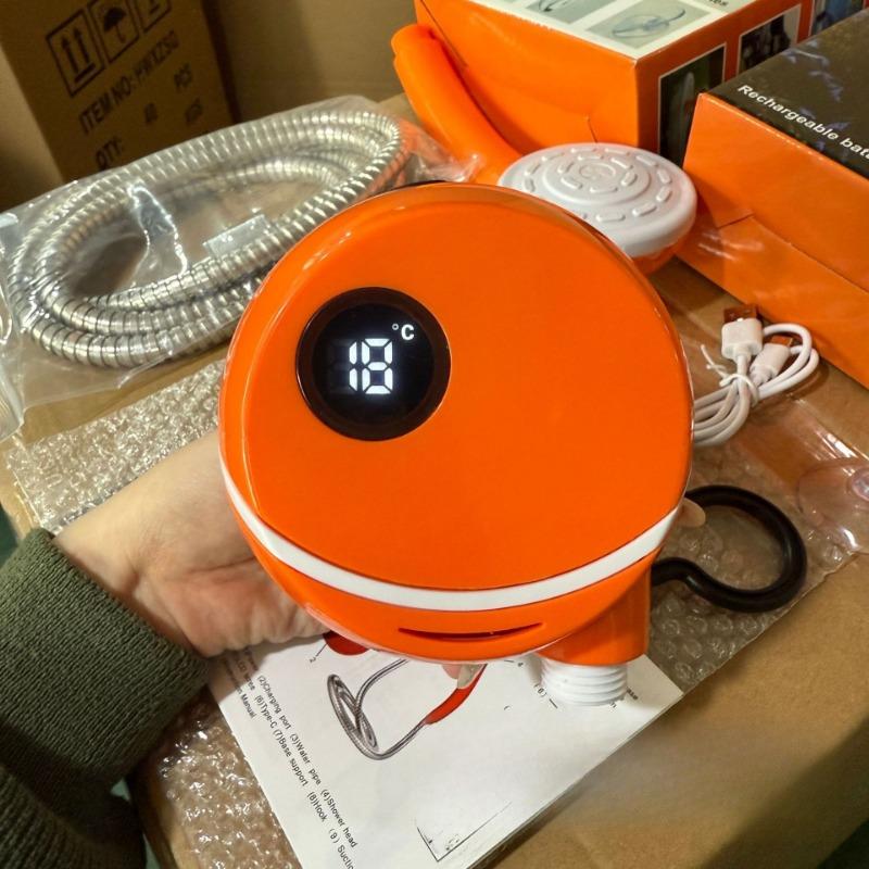 1SET Buiten Baden Artefact Veld Kamperen Slaapzaal Eenvoudige Elektrische Oplaadbare Douche Huishoudelijke Draagbare Douche