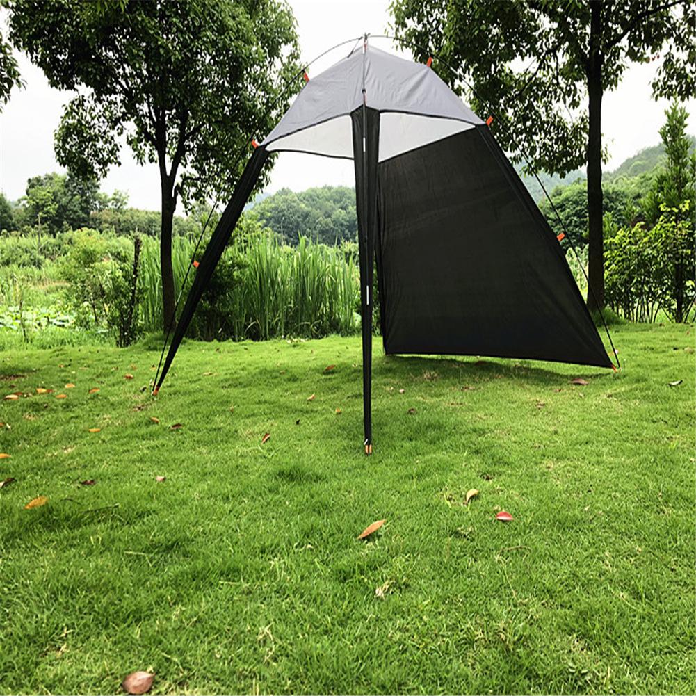 Portable  Canopy Uv Sun Shade Shelter Triangle Outdoor Camping Tent 210  X  230  X  160/82  X  90  X  62inch