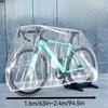 2pcs Hot Style Universal Bicycle Cover, Durable Transparent Cover, Mountain Road Bicycle Dustproof Waterproof Dustproof Sun Rain