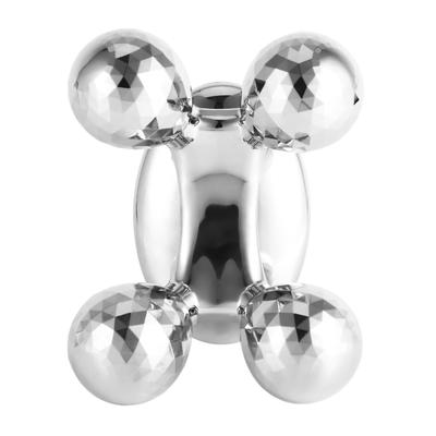 3D Roller Slimming Massager Silver Thin Body Skin Lifting Tightening Relaxation Tool (202)