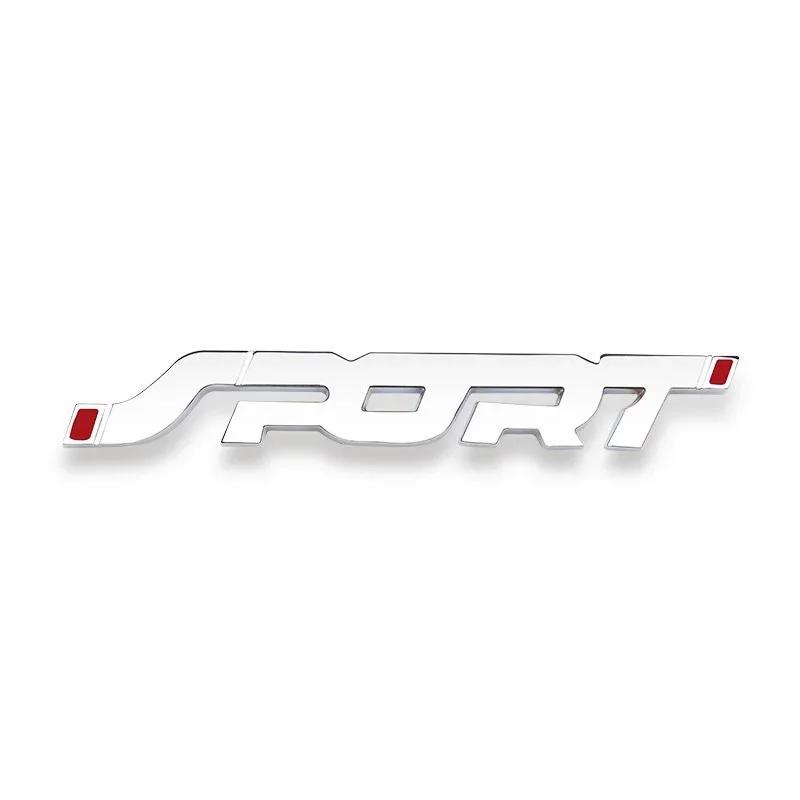 SHNU9 3D Metal Sport Logo Rear Trunk Emblem Badge Stickers Car Styling Accessories For Ford Focus Mondeo Explorer FIESTA EDGE