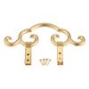 DRELD 1Pc Vintage Brass Antique Picture Painting Mirror Frame Hanger Hanging Hook Bronze Chinese Furniture Hardware 112*42mm