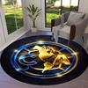 Club America Round Area Rug,Carpet Rug for Living Room Bedroom Sofa Playroom Decor,Non-slip Floor Mat