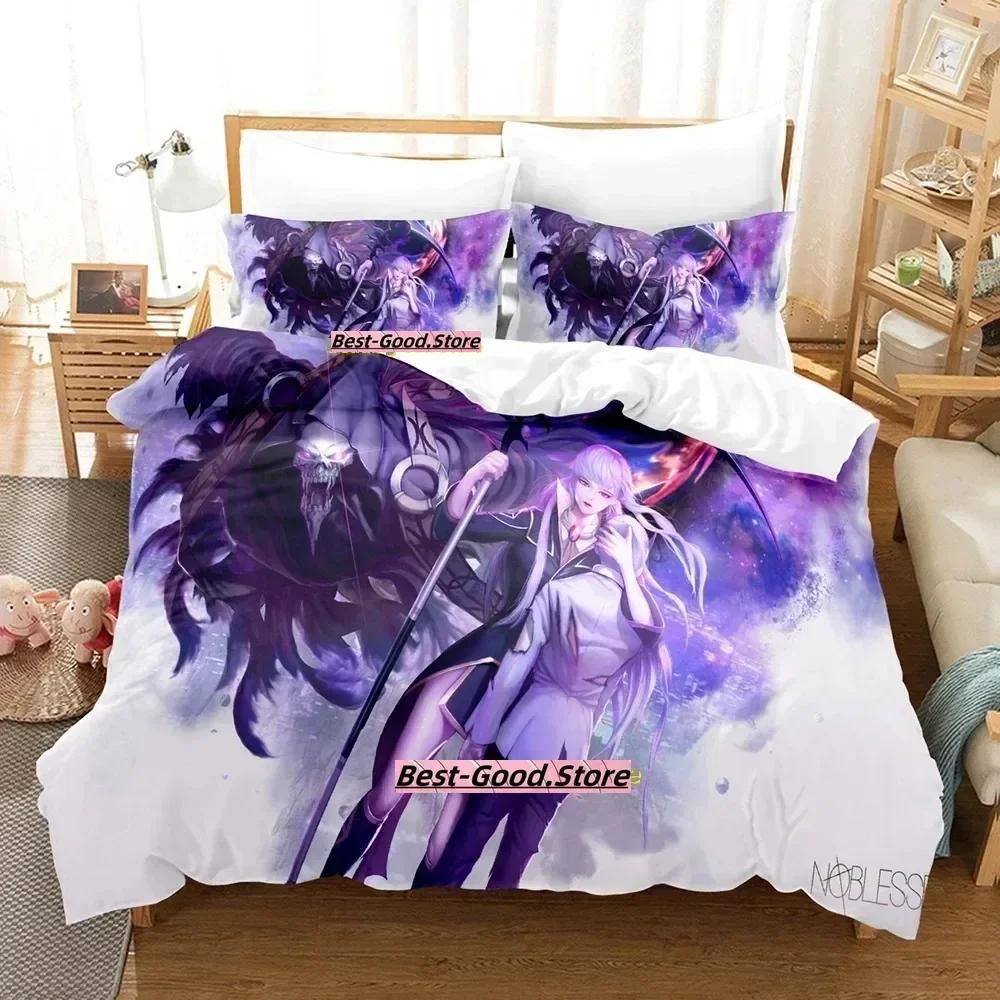 3D-Druck Anime Bettwäsche-Set Noblesse Aufdruck Bettbezug Kissenbezug Bettwäsche-Set Leinenlaken Bettdeckenbezug Voll Queen King Size