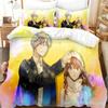 Anime The Ice Guy And His Cool Female Colleague Bedding Set Bedroom Soft Modern Bedspreads Comefortable Duvet Cover Pillowcase