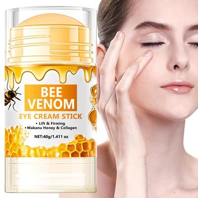 Bee Venom Eye Cream Stick-Moisturize and Care for the Delicate Skin Around the Eyes,Brightens, Tightens & Moisturize the Eyes,40g