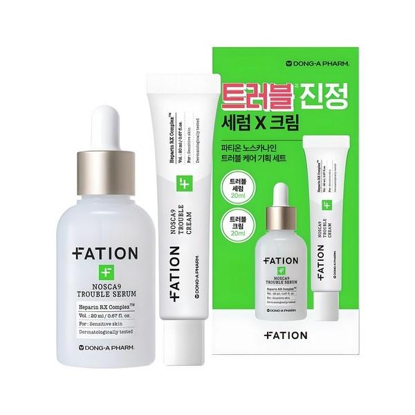 FATION Zestaw do pielęgnacji problematycznej skóry Nosca9 (Serum 20ml + Krem 20ml)