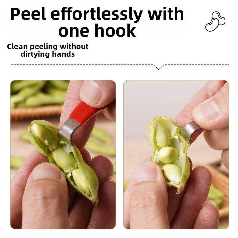 Multi-Functional Pea Sheller Stainless Steel Bean Sheller New Peanut Sheller Home Kitchen Use
