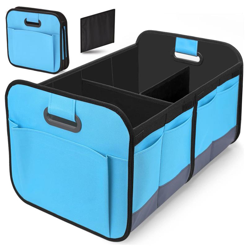 Large Collapsible Trunk Organizer with Multi Pockets Compartments Storage Organizer for Car SUV Minivan
