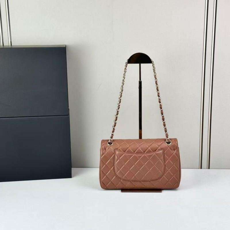 Přeshraniční   Styl CF25 Kosočtvercová řetízková kabelka Dámská móda Klasická ovčí kůže Jednoramenná přes rameno pod paží