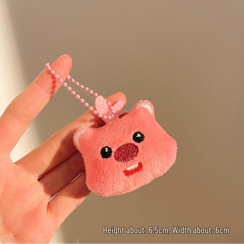 Uroczy pluszowy breloczek w kształcie chmurki - Śliczna zawieszka do plecaka i mały prezent