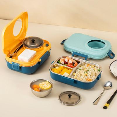 Convenient Large Capacity Keep Warm Food Grade Water-filled Heating Food Container Daily Use Food Storage Box