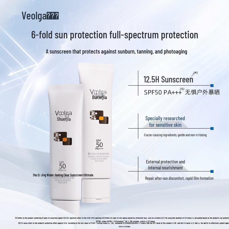 Fuerjia Hydrating Clear Sunscreen Lotion