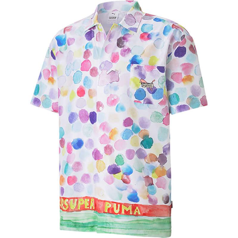 

Рубашка с принтом Puma X KS All-Over Print Мужские топы Белый 598953-02 S