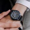 Casio EDIFICE Series, Fashion, Business, Versatile and Casual, Quartz Movement, Stainless Steel Ion-plated Strap, Japanese and Korean EFR-526BK-1A2