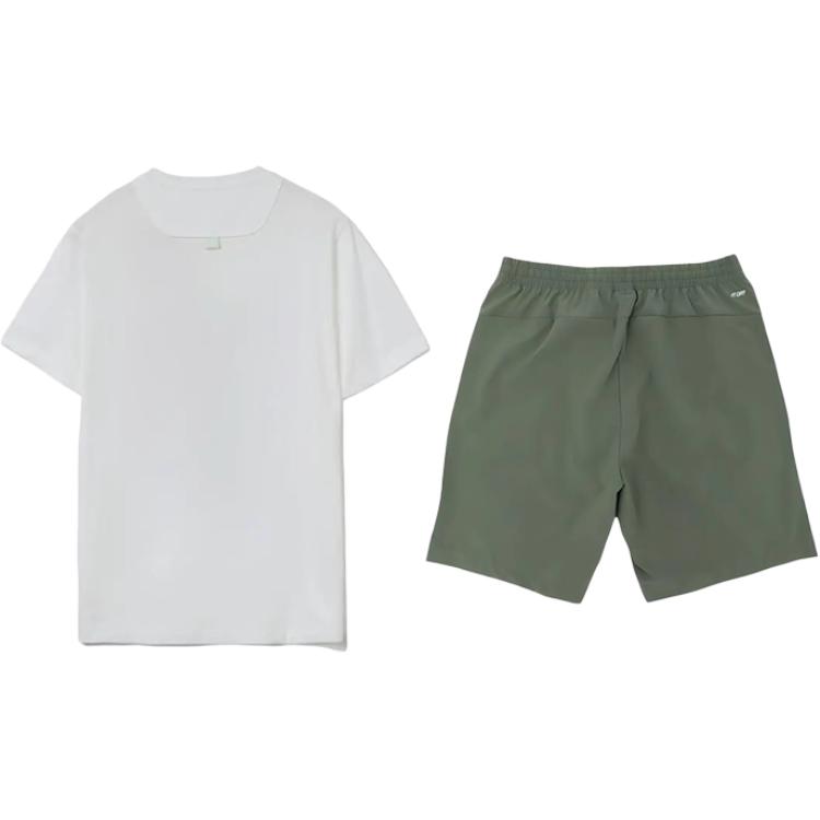 Li Ning Round Neck Pullover Letter Print Fashion Trendy Versatile Casual Sports Suit Unisex suit AHSVD59-1+YKSV147-1