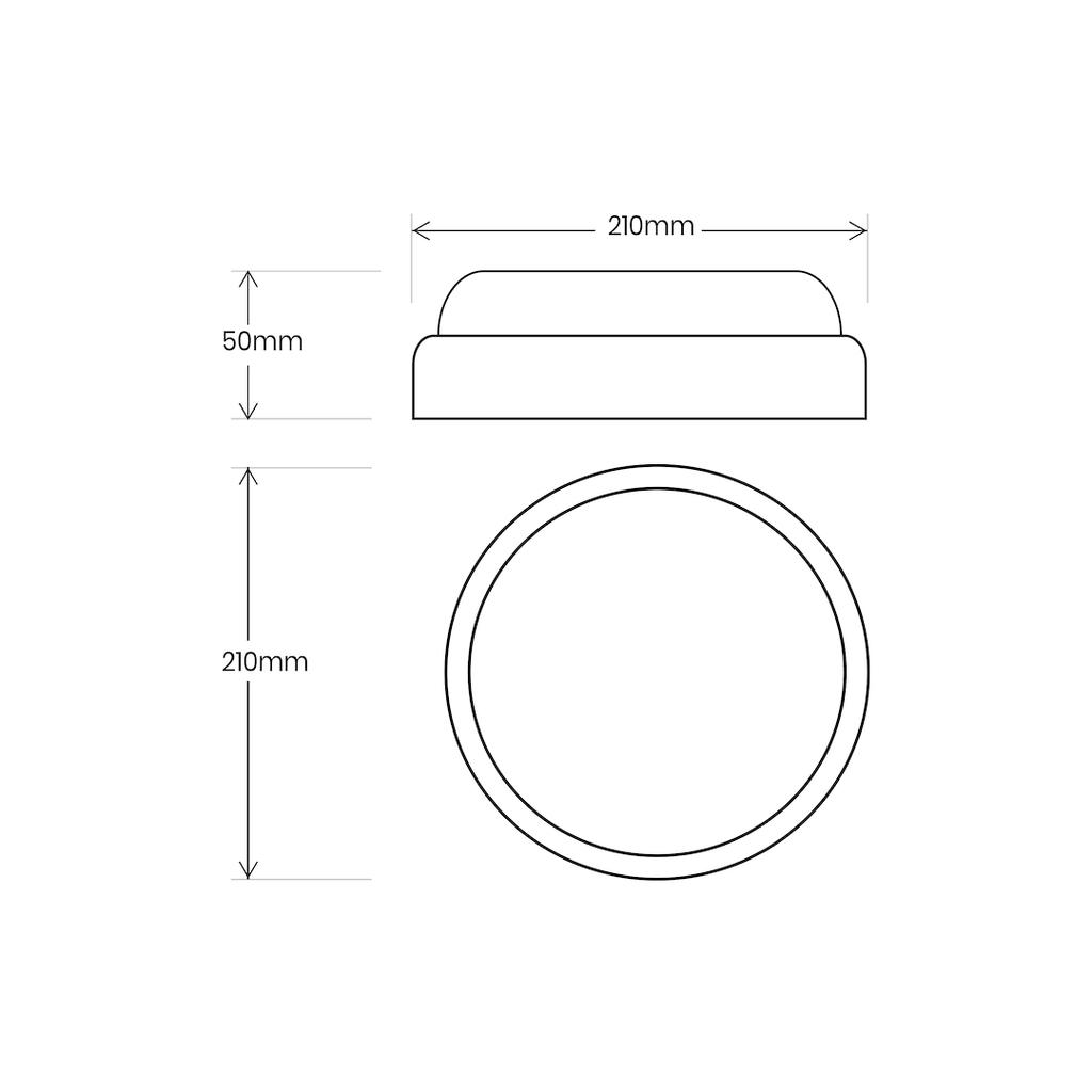 Davo Circle Channel Fixture 18W 4000K Ip64 White