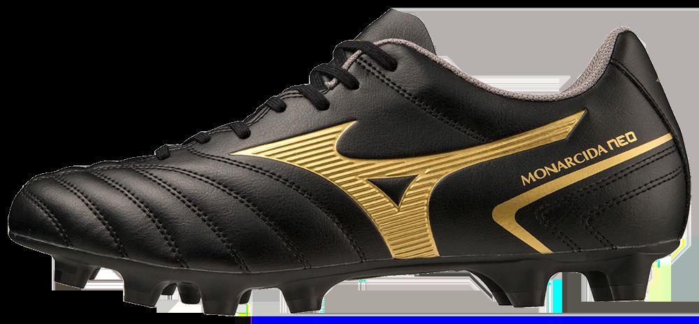 Football boots Mizuno black / gold Monarcida Neo II Select