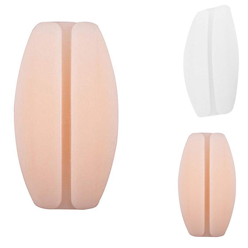 2 Stück Weiche Silikon BH-Träger Polster Halter Rutschfeste Schulterpolster Schmerzlinderung